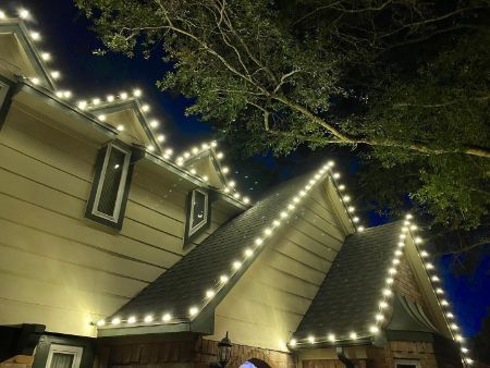 Professional full service christmas light installation in katy texas